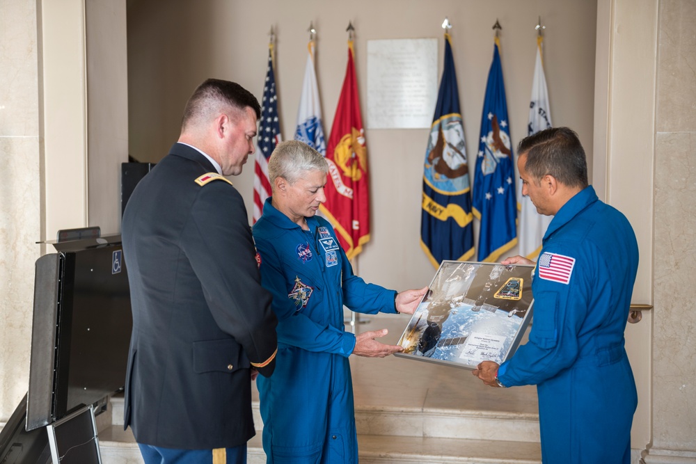 NASA Astronauts Joe Acaba and Mark Vande Hei Visit ANC