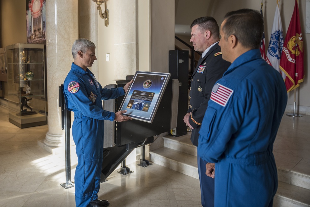 NASA Astronauts Joe Acaba and Mark Vande Hei Visit ANC