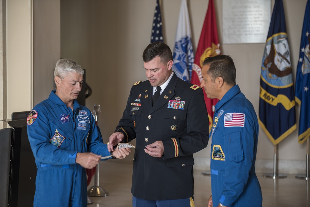 NASA Astronauts Joe Acaba and Mark Vande Hei Visit ANC