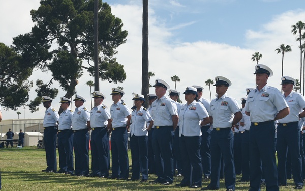 Coast Guard Base Los Angeles-Long Beach Change of Command ceremony