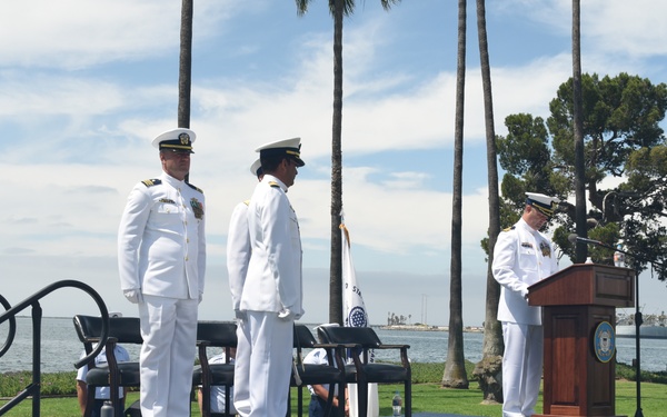Coast Guard Base Los Angeles-Long Beach Change of Command ceremony