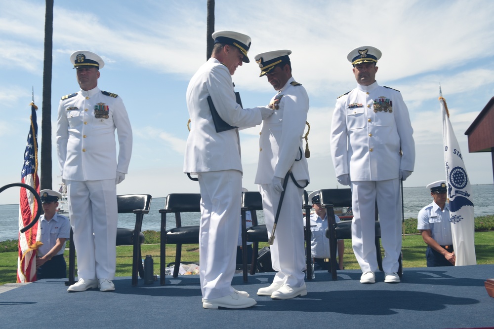 Coast Guard Base Los Angeles-Long Beach Change of Command Ceremony