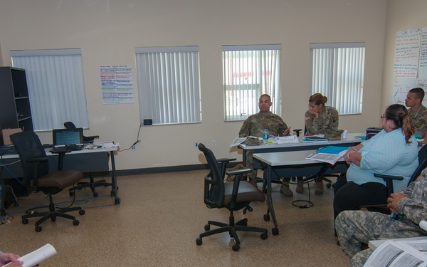Personnel attend MRT course