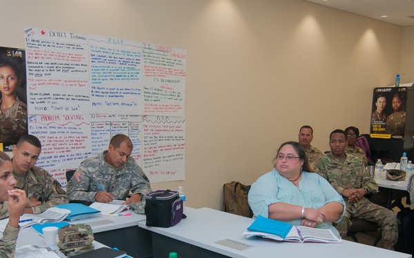 Personnel attend MRT course