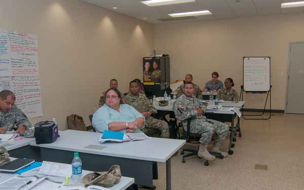 Personnel attend MRT course