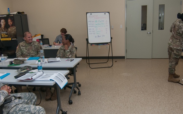 Personnel attend MRT course