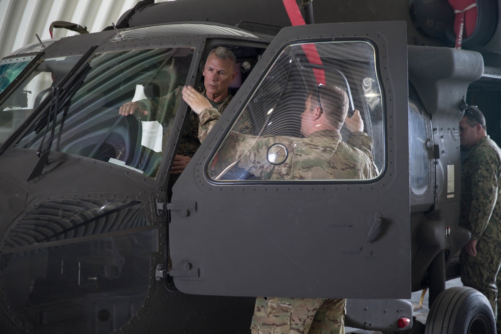 Distinguished Visitors tour MCAGCC Twentynine Palms during ITX 4-18