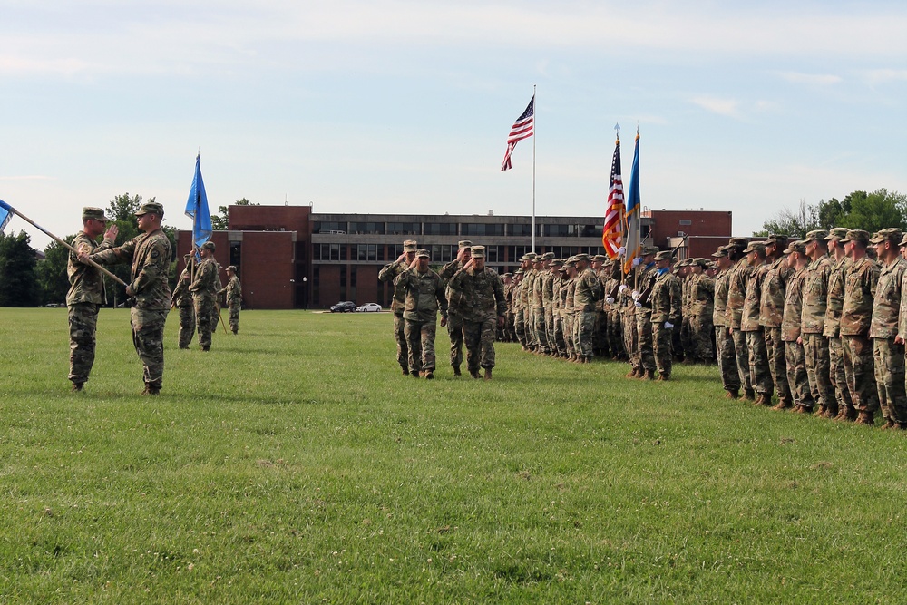 Inspecting the troops