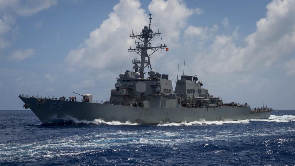 USS Benfold Conducts Replenishment-at-Sea