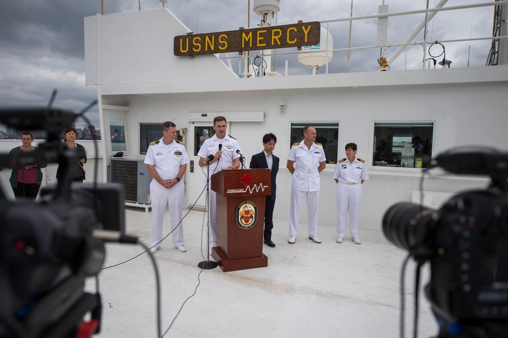 USNS Mercy Tokyo Port Visit