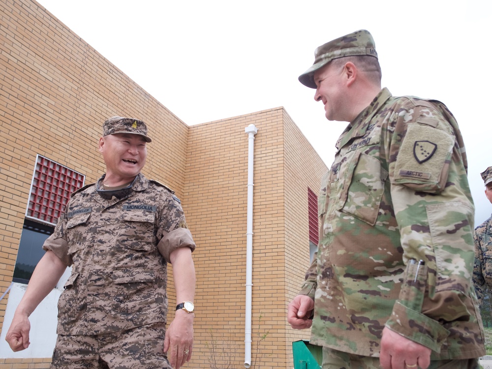 Khaan Quest 18 exercise director visits training