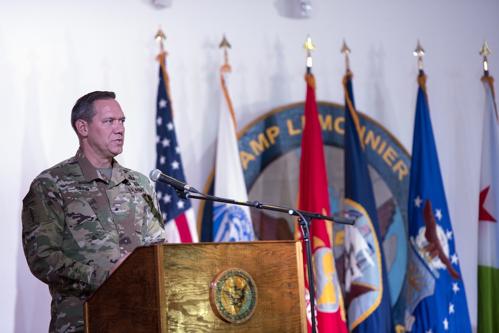 CJTF-HOA Welcomes New Commander