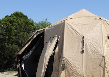 Tent set up