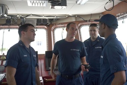 U.S. Coast Guardsmen Work During Tradewinds 2018
