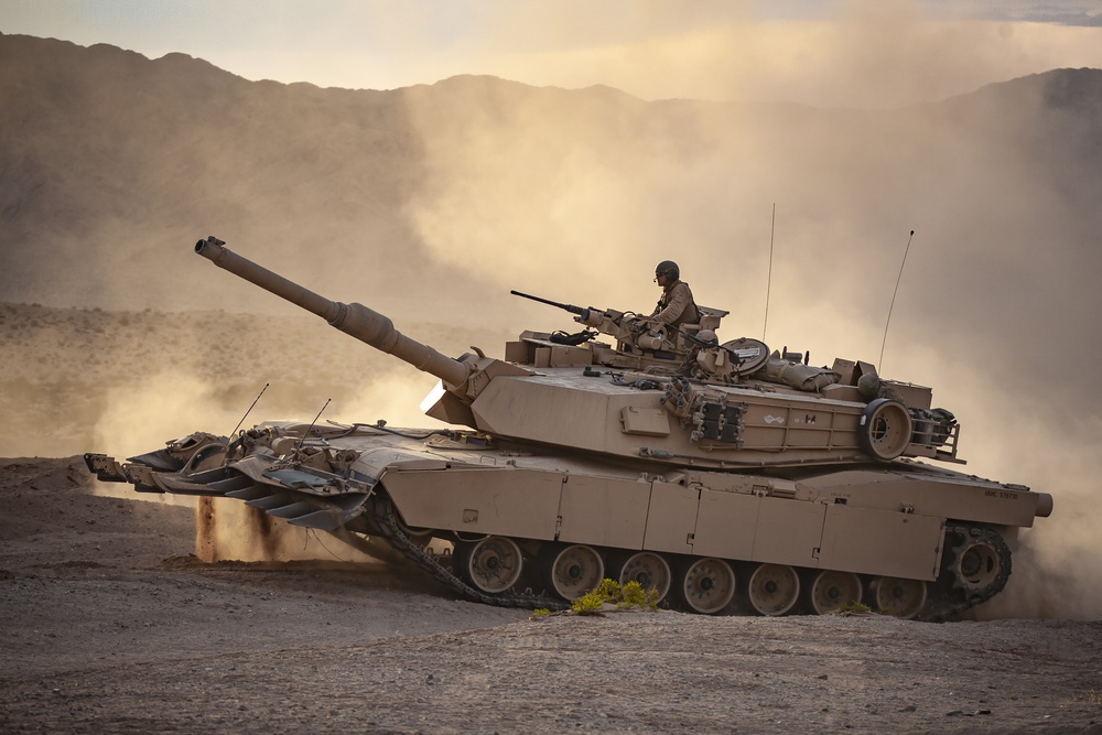 MAGTF-23 Marines conduct the Tank Mechanized Assault Course during ITX 4-18