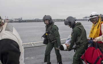 US, JMSDF conduct bilateral patient receiving demonstration
