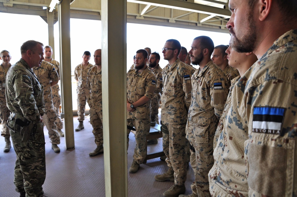 Estonian soldiers in Kabul