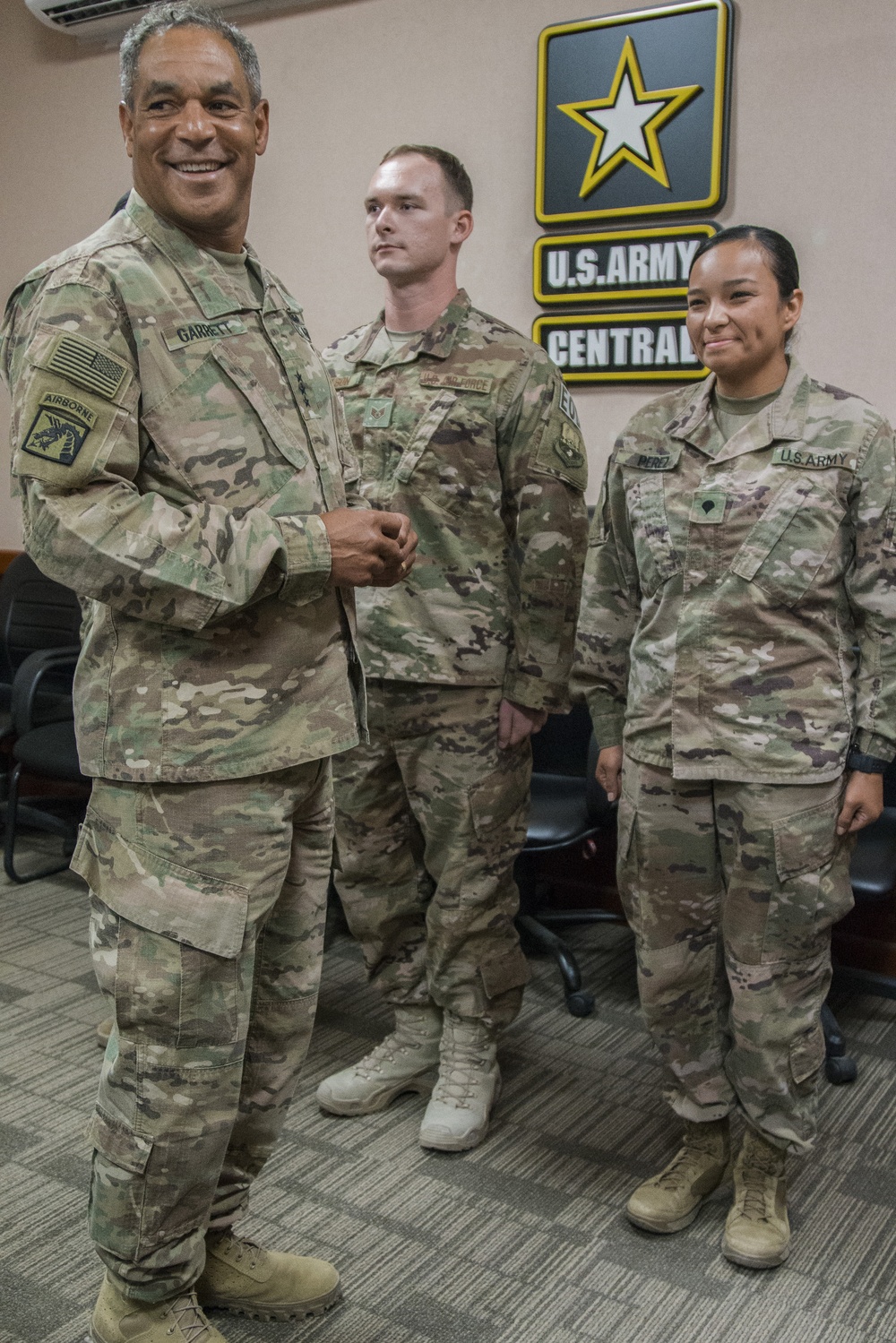 Lt. Gen. Michael X. Garrett, U.S. Army Central commander visits Soldiers in Qatar and Kuwait