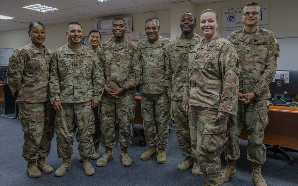 Lt. Gen. Michael X. Garrett, U.S. Army Central commander visits Soldiers in Qatar and Kuwait