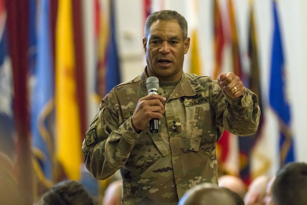 Lt. Gen. Michael X. Garrett, U.S. Army Central commander visits Soldiers in Qatar and Kuwait