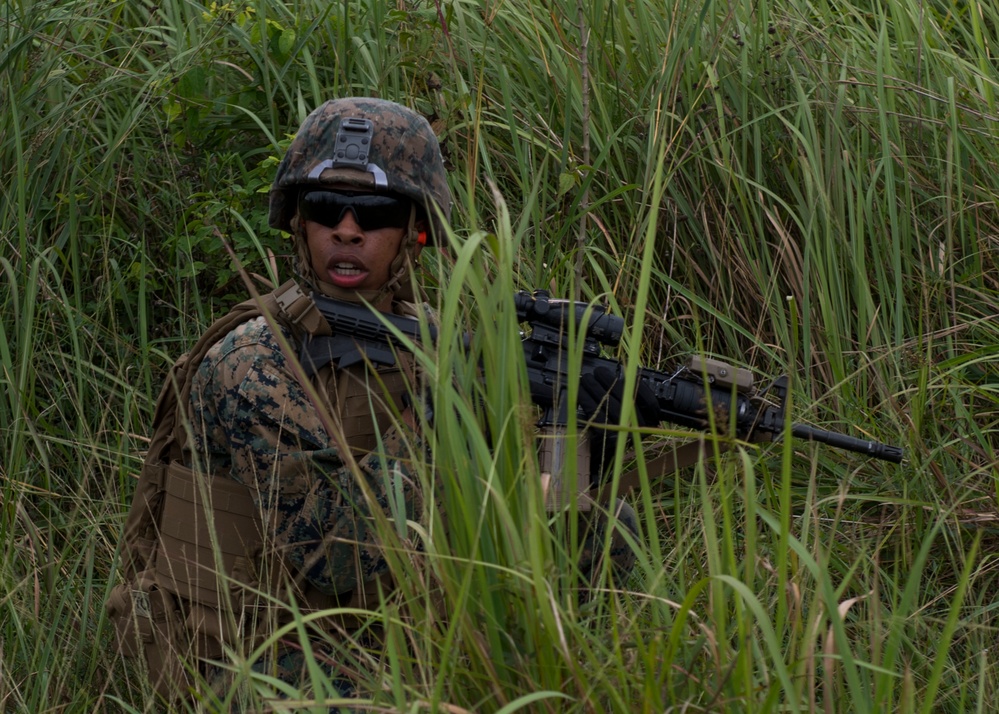 2nd Battalion, 8th Marine Regiment conducts field exercise during CARAT Thailand