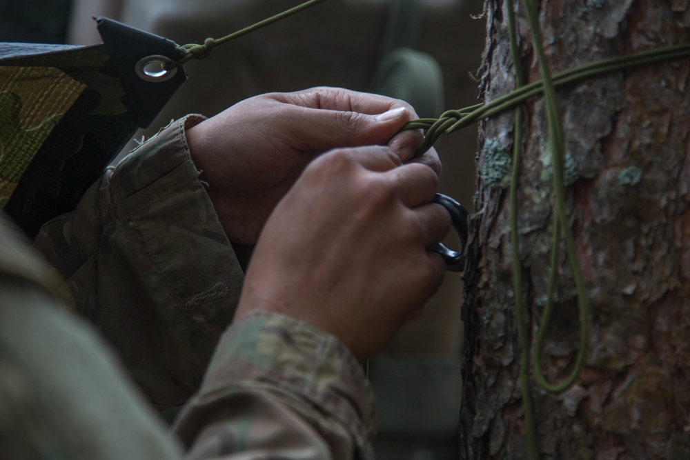 Establishing a rest overnight site