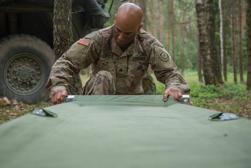 Establishing a rest overnight site