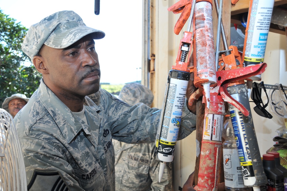 165th Civil Engineering Squadron Project Site Visit