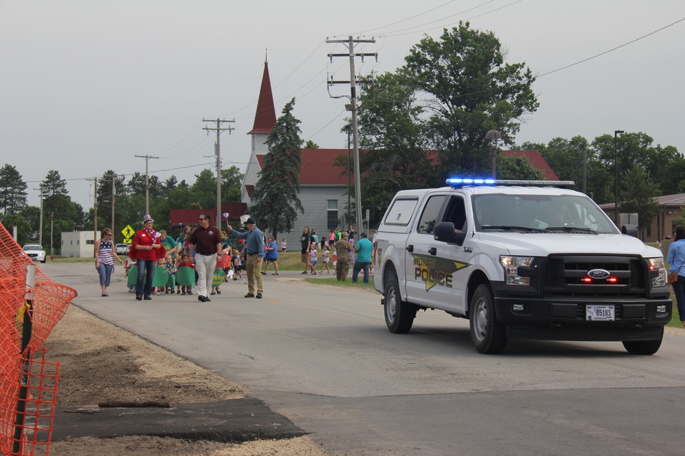 Army Birthday parade at Fort McCoy CYS