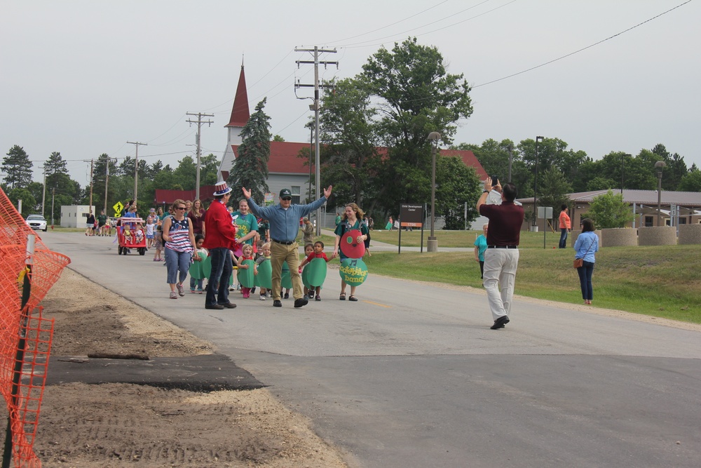 Army Birthday parade at Fort McCoy CYS