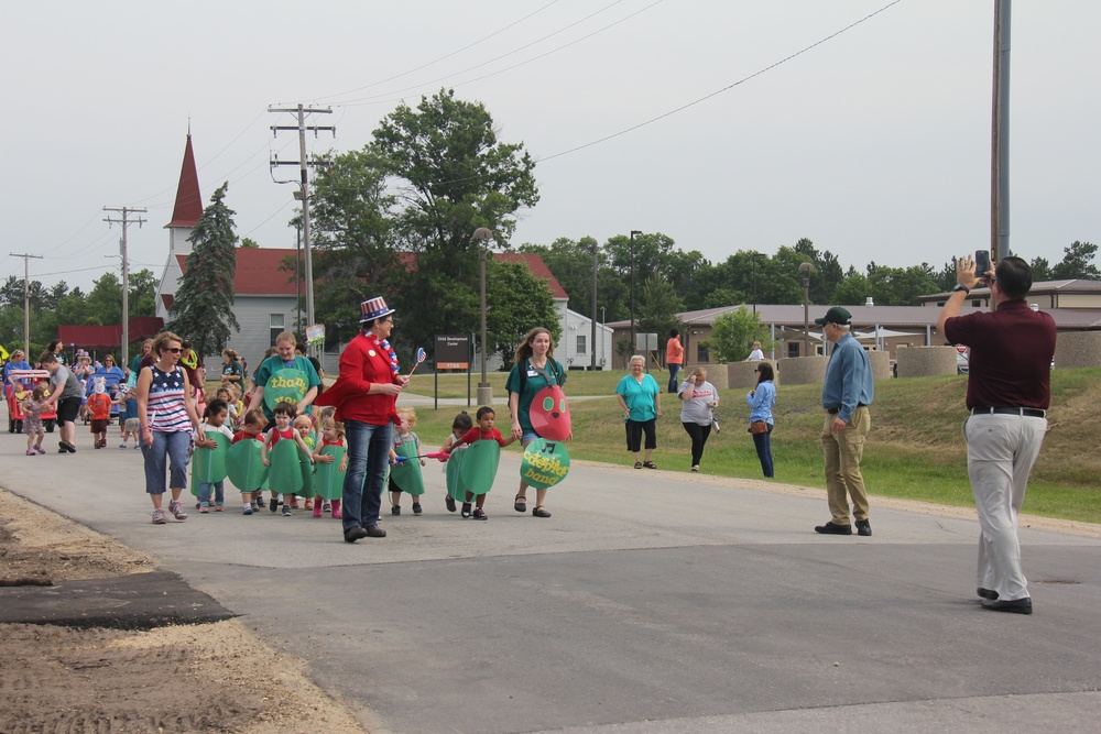 Army Birthday parade at Fort McCoy CYS