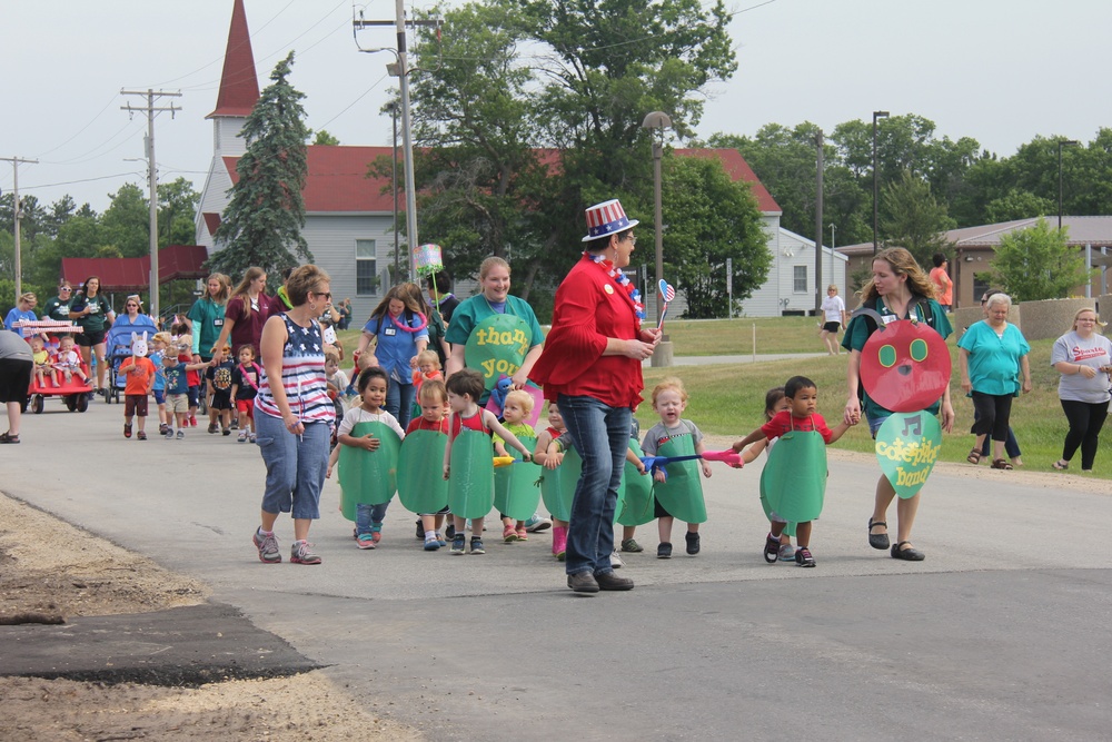 Army Birthday parade at CYS