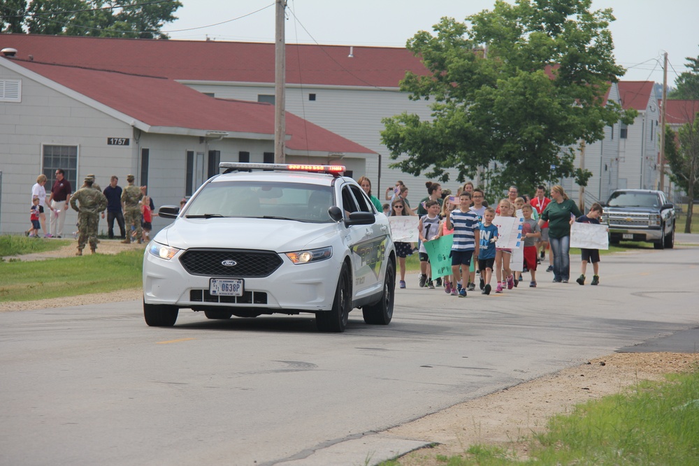 Army Birthday parade at Fort McCoy CYS