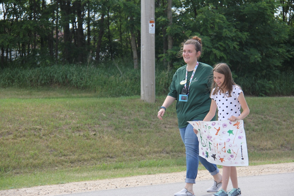 Army Birthday parade at Fort McCoy CYS