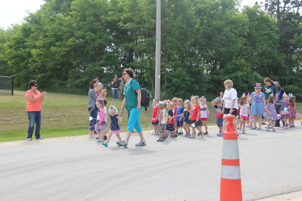 Army Birthday parade at Fort McCoy CYS