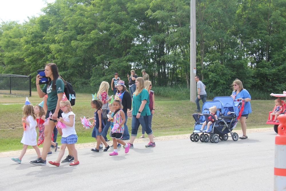 Army Birthday parade at Fort McCoy CYS