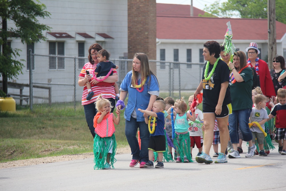 Army Birthday parade at Fort McCoy CYS