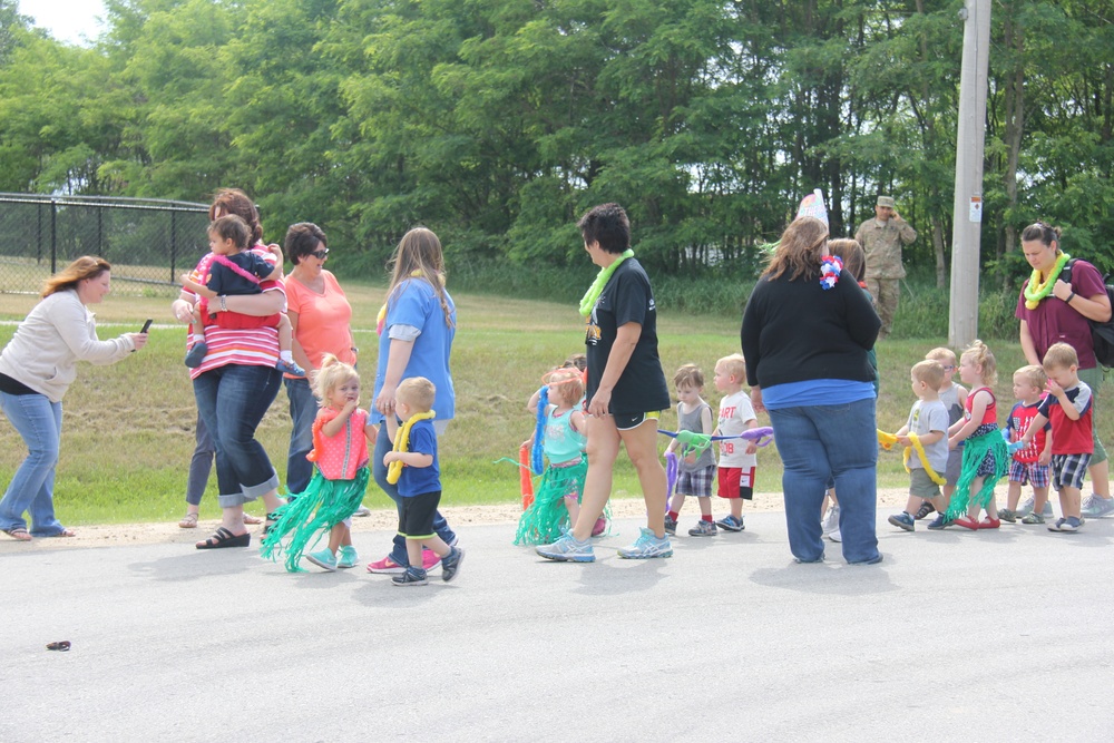 Army Birthday parade at Fort McCoy CYS