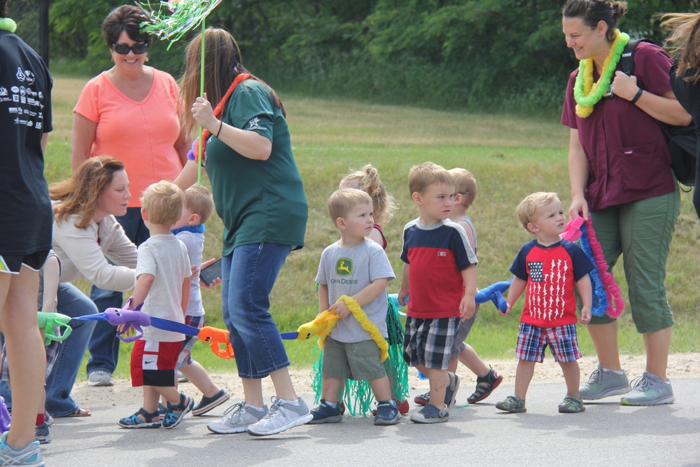 Army Birthday parade at Fort McCoy CYS