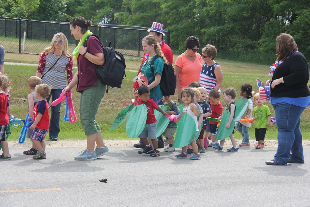 Army Birthday parade at Fort McCoy CYS