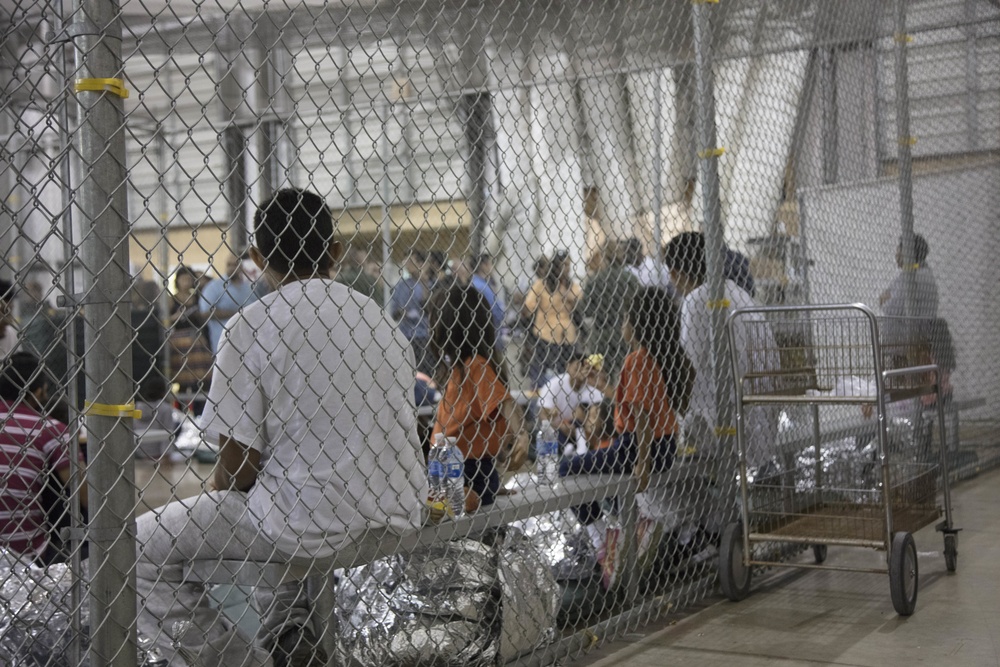 Central Processing at McAllen Border Patrol facility