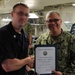 Good Conduct Award Ceremony on USS Gerald R. Ford (CVN 78)