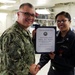 Good Conduct Award Ceremony on USS Gerald R. Ford (CVN 78)