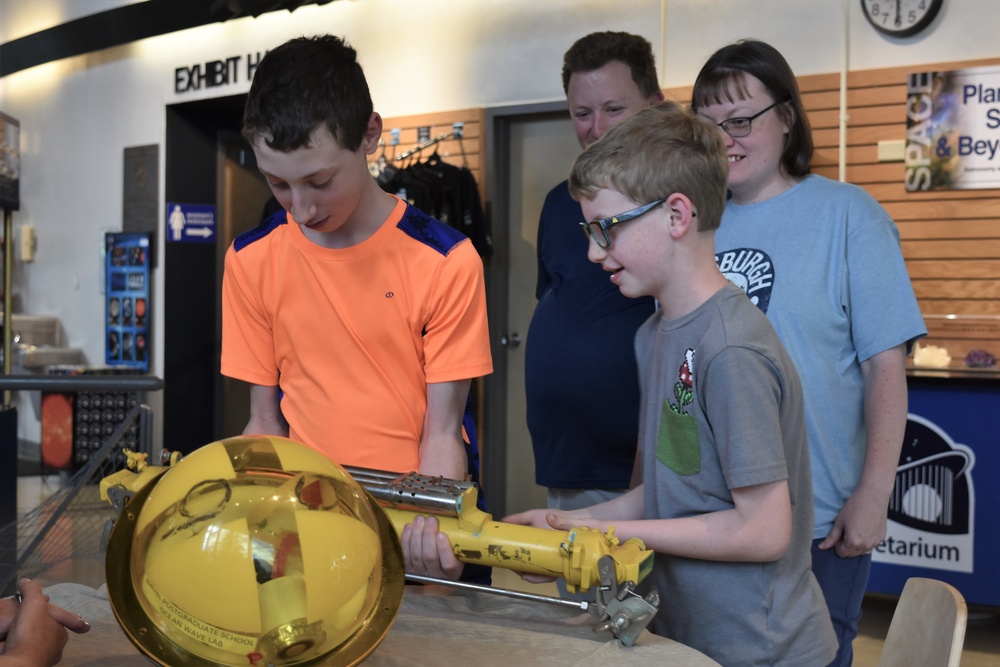 Navy Week Visits Fleischmann Planetarium