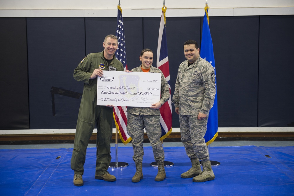Dorm Council Airmen help improve quality of life