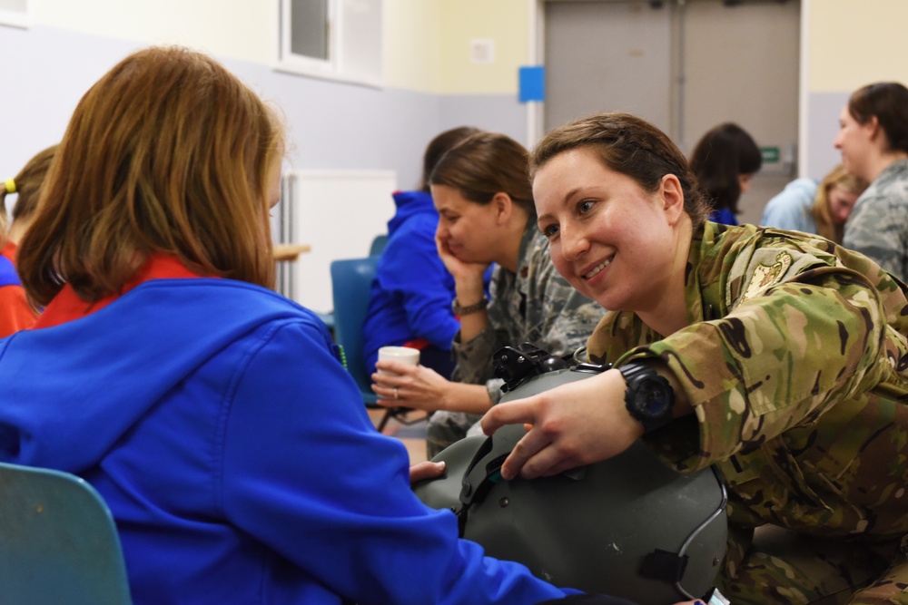 Inspiring future leaders: Airmen mentor local Girl Guides