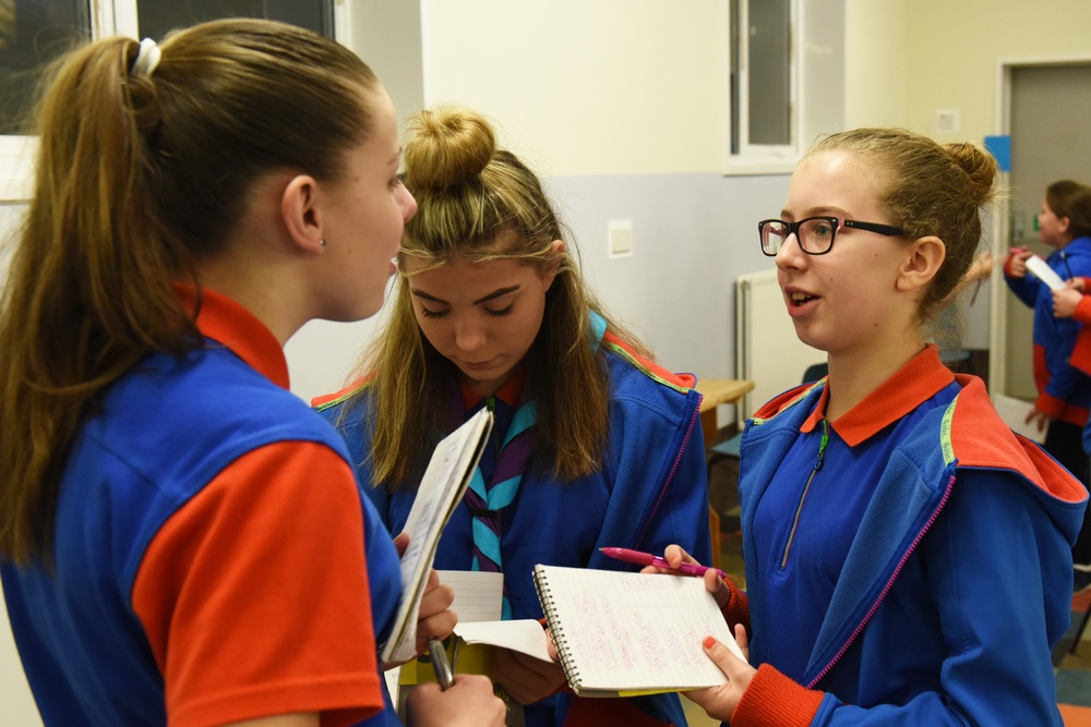 Inspiring future leaders: Airmen mentor local Girl Guides