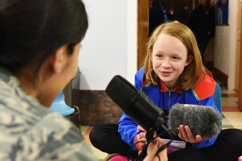 Inspiring future leaders: Airmen mentor local Girl Guides
