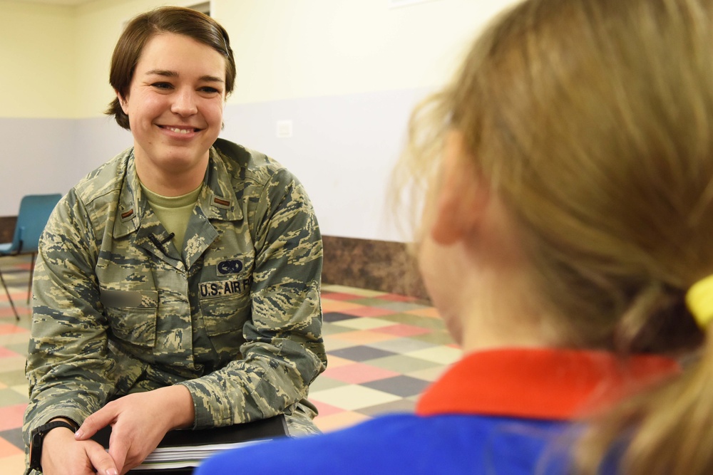 Inspiring future leaders: Airmen mentor local Girl Guides