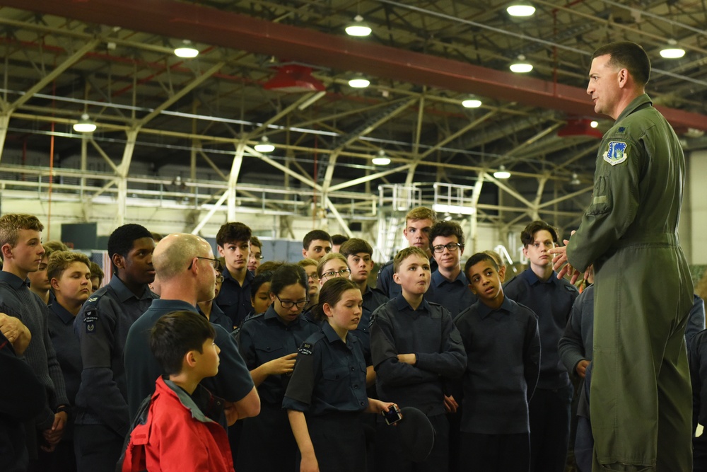 48th FW hosts RAF cadets
